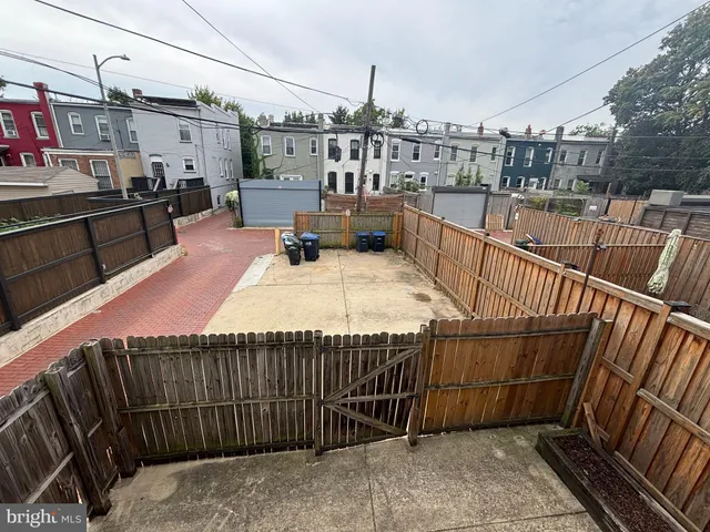 a view of a building with a balcony