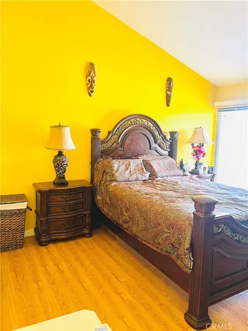 a view of a bathtub in a bedroom