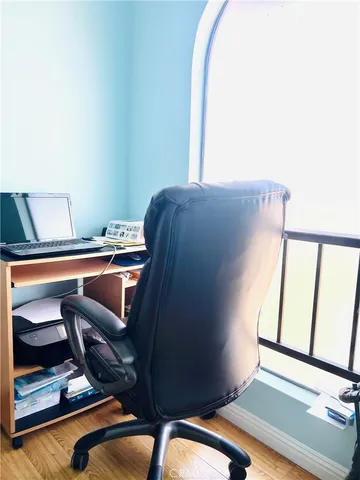 a room with gym equipment