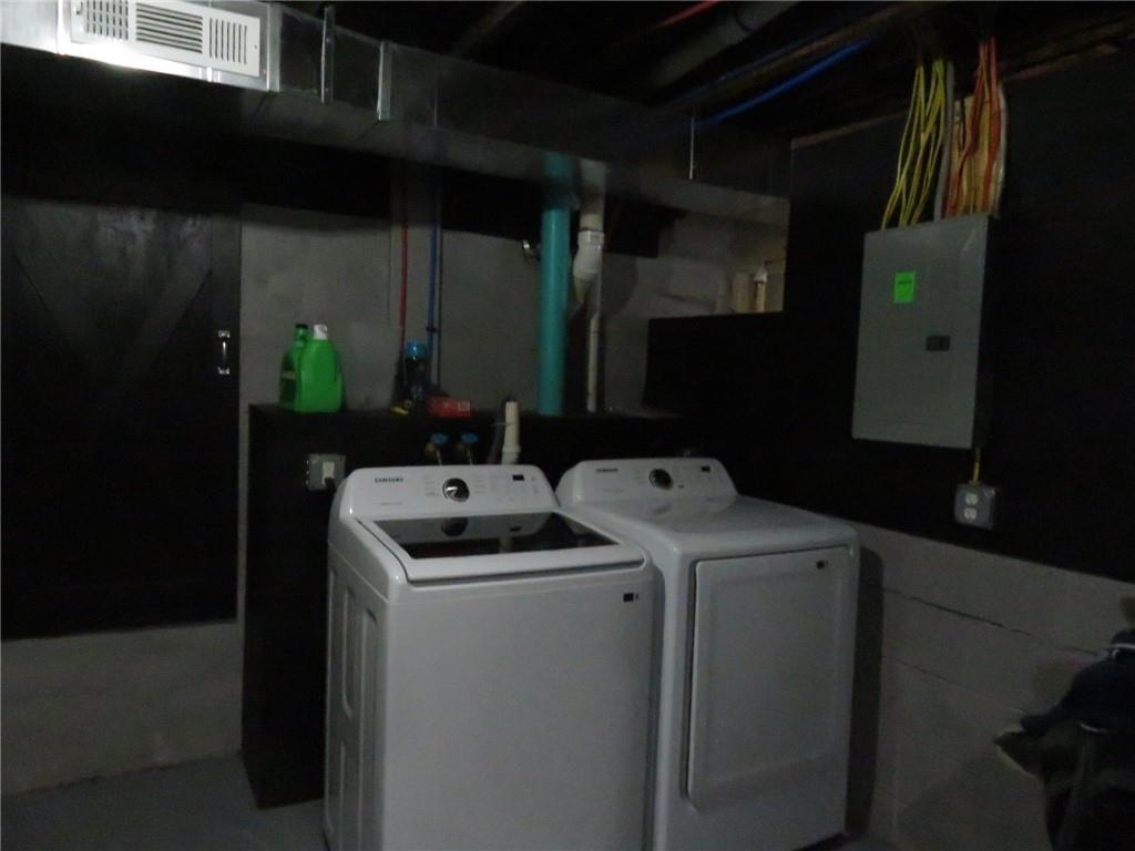 300 3rd Street Langeloth, PA 15054 - Photo 31 of 38 a utility room with dryer and washer