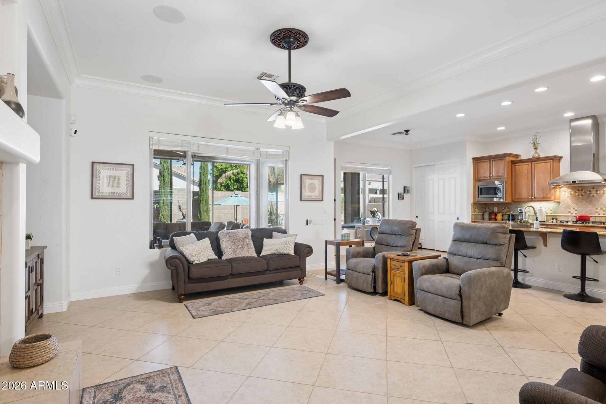 5508 West Parsons Road Phoenix, AZ 85083 - Photo 15 of 48 a living room with furniture and a large window