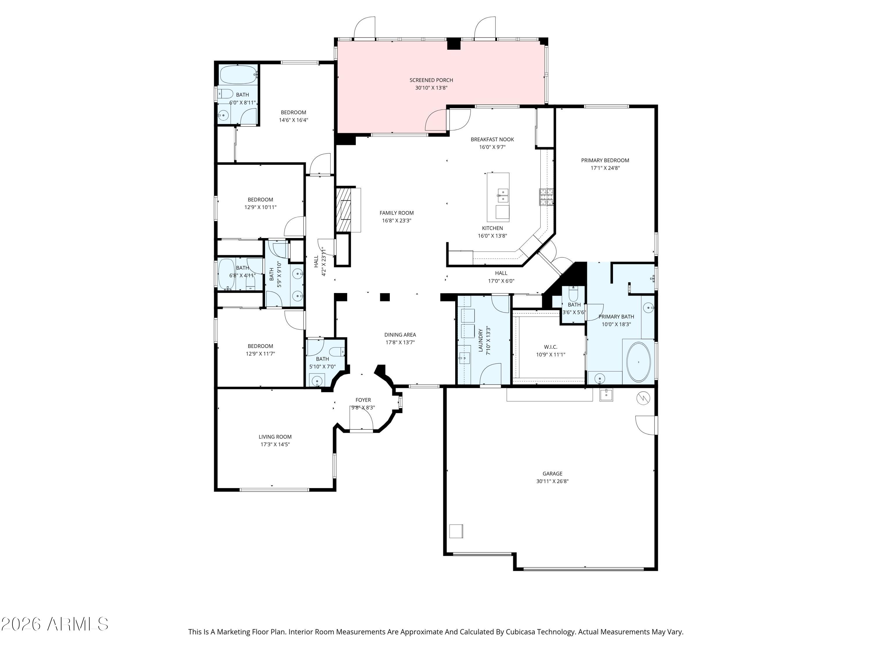 5508 West Parsons Road Phoenix, AZ 85083 - Photo 47 of 48 Floorplan