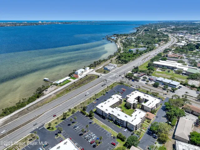 a city view with tall buildings
