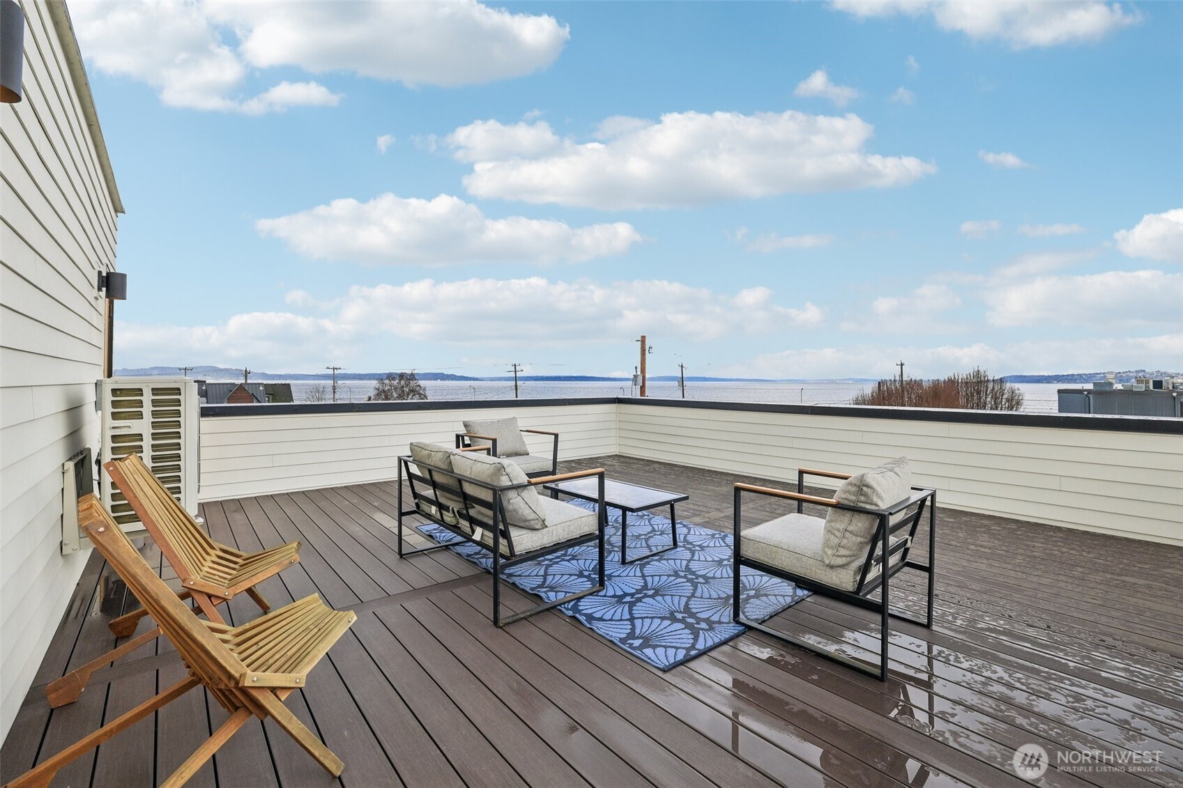 2628 58th Avenue Southwest Seattle, WA 98116 - Photo 26 of 38 a view of a terrace with seating space