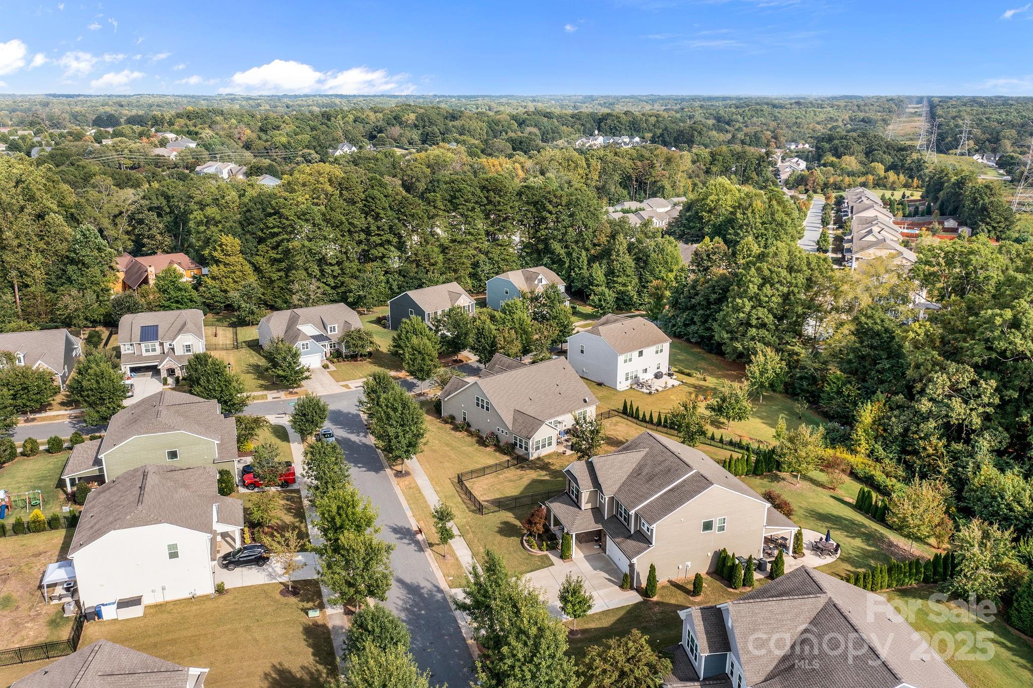 15925 Foreleigh Road Huntersville, NC 28078 - Photo 38 of 48 an aerial view of a house with a yard