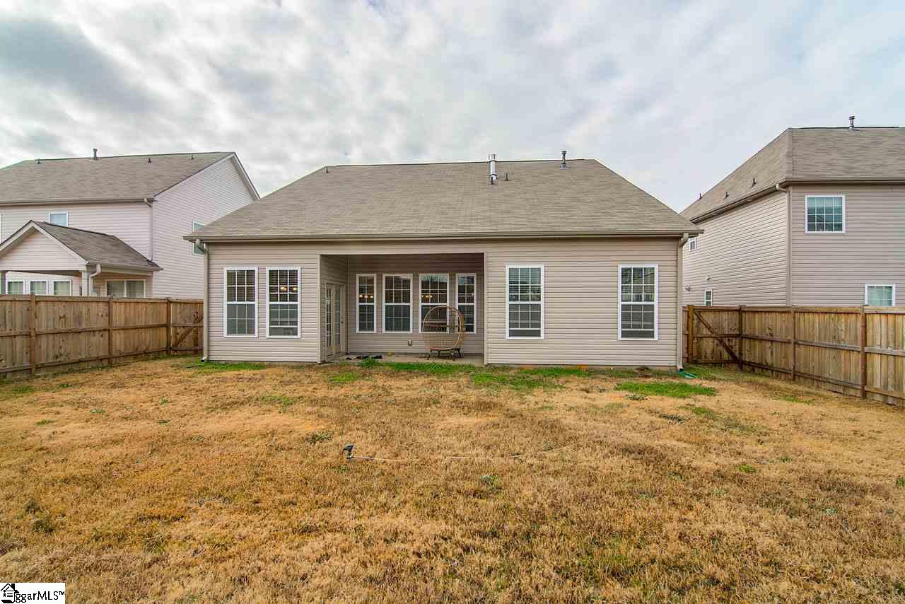 605 Waymeet Drive Greer, SC 29651 - Photo 31 of 32 Patio overlooking Fenced Backyard