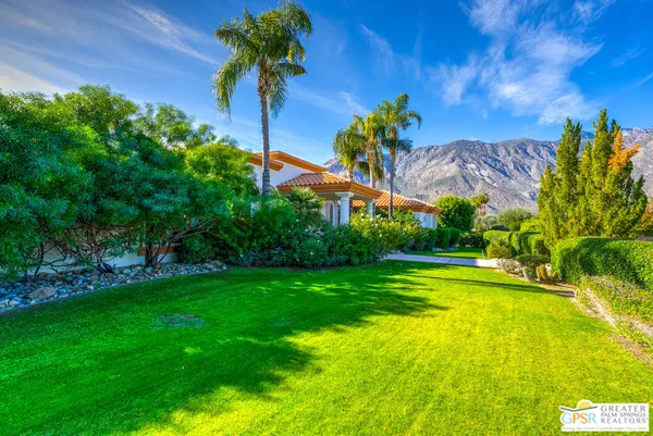 a view of a yard with an outdoor space
