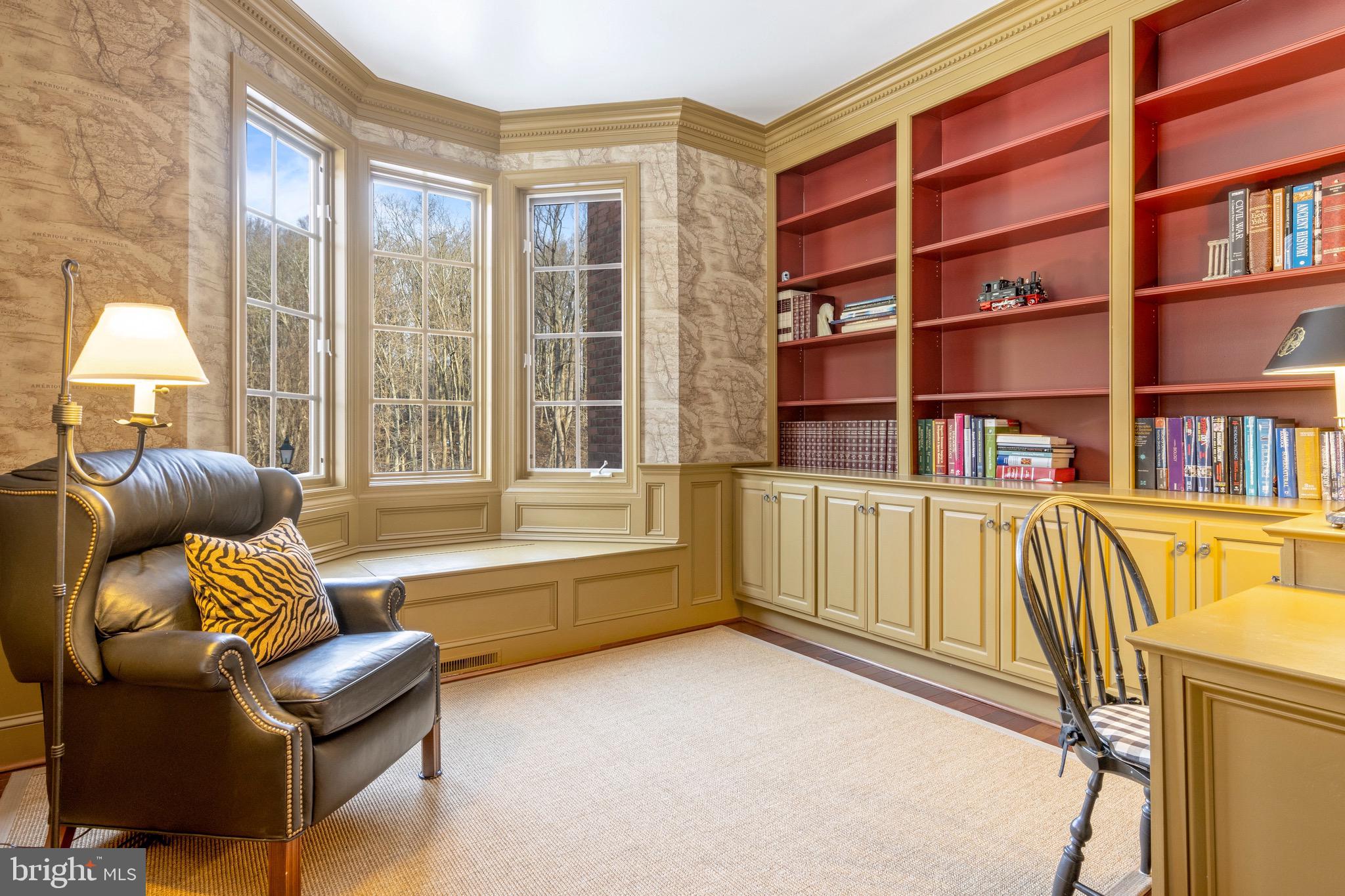 48 Clouds Way Hockessin, DE 19707 - Photo 25 of 55 Office with custom built-in cabinetry