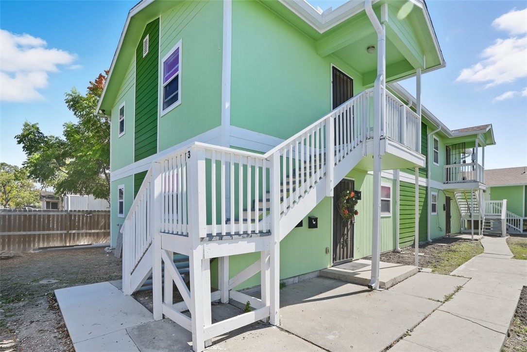 868 Gonzales Street, Unit 2 Robstown, TX 78380 - Photo 3 of 16 a view of staircase with a small garden