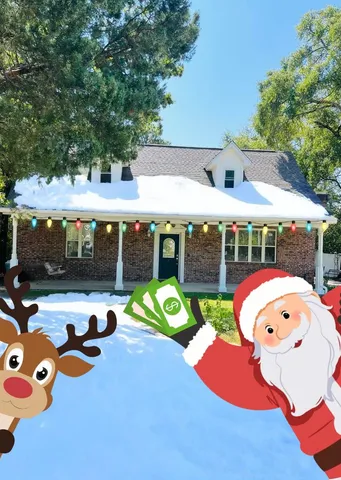 a front view of a house with swimming pool