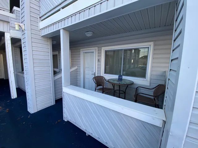 a view of outdoor space with seating