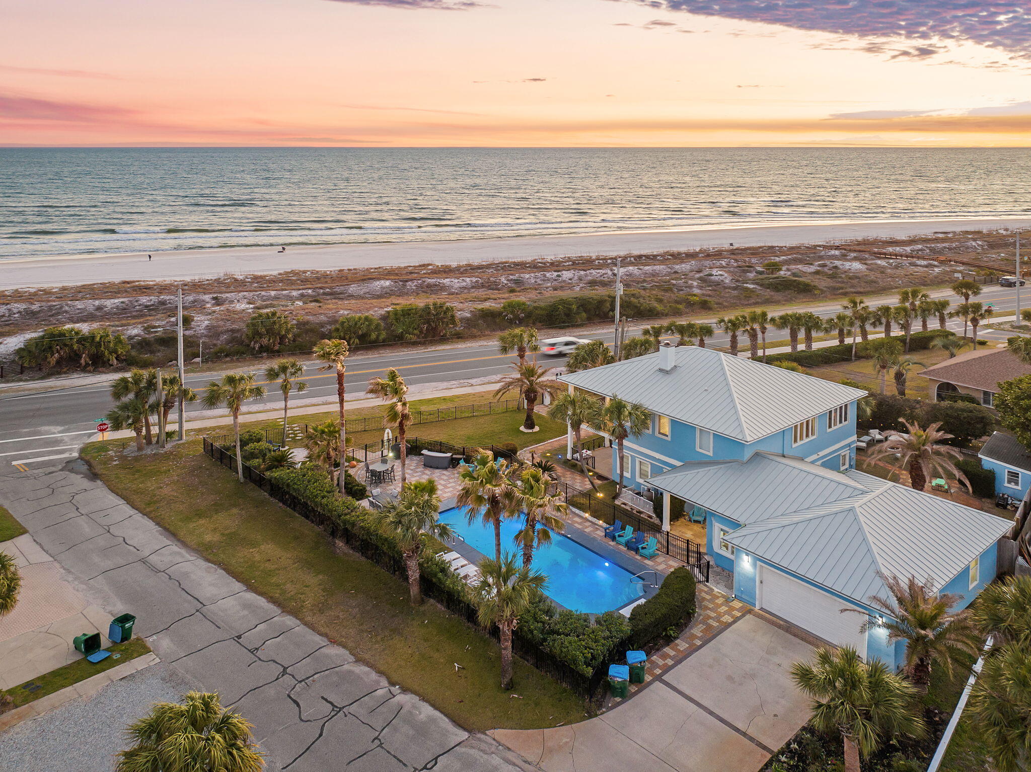 20816 Front Beach Road Panama City Beach, FL 32413 - Photo 56 of 68 an aerial view of a building with outdoor space