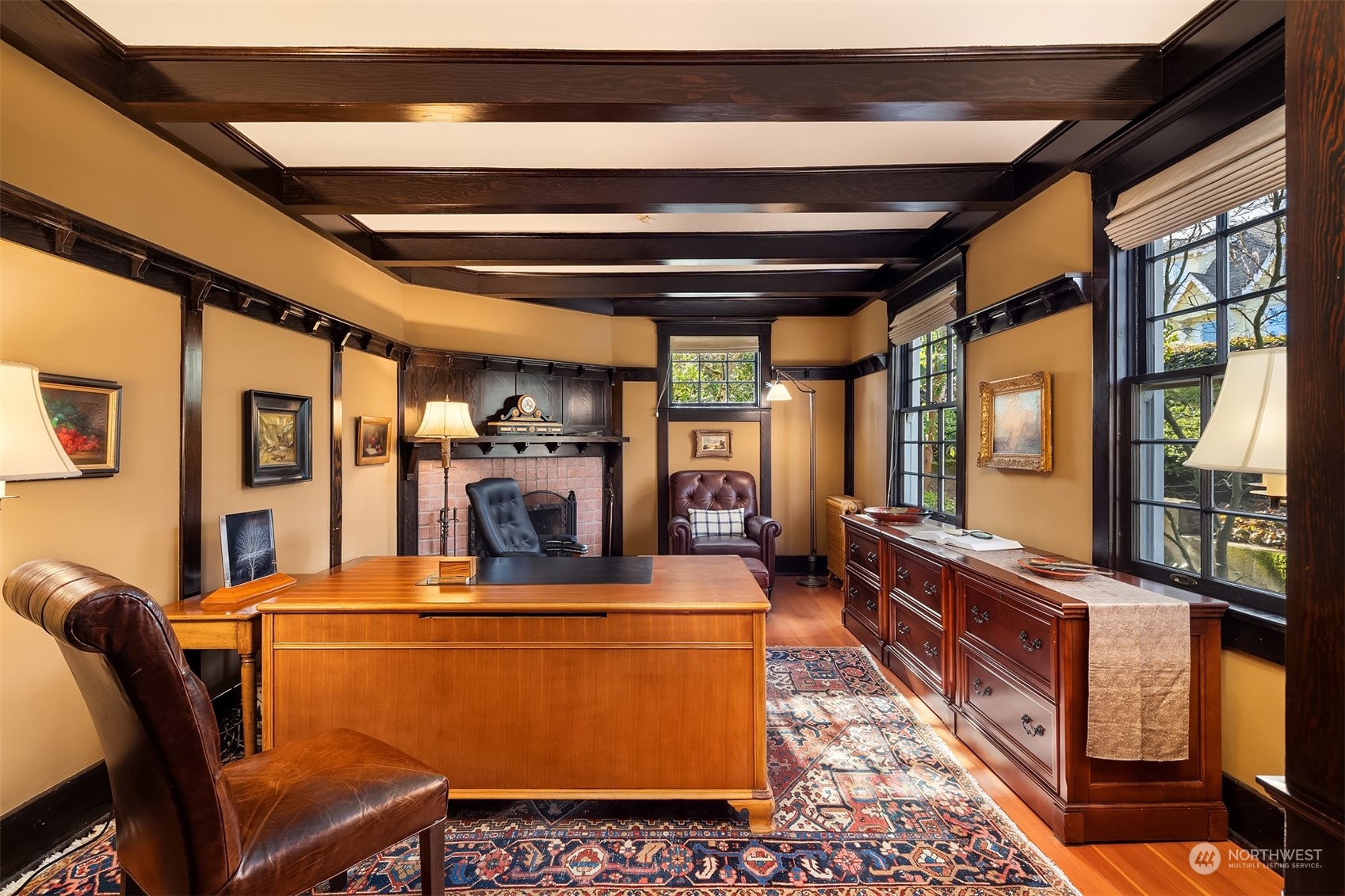 3708 42nd Avenue South Seattle, WA 98144 - Photo 13 of 40 a living room with furniture fireplace and flat screen tv