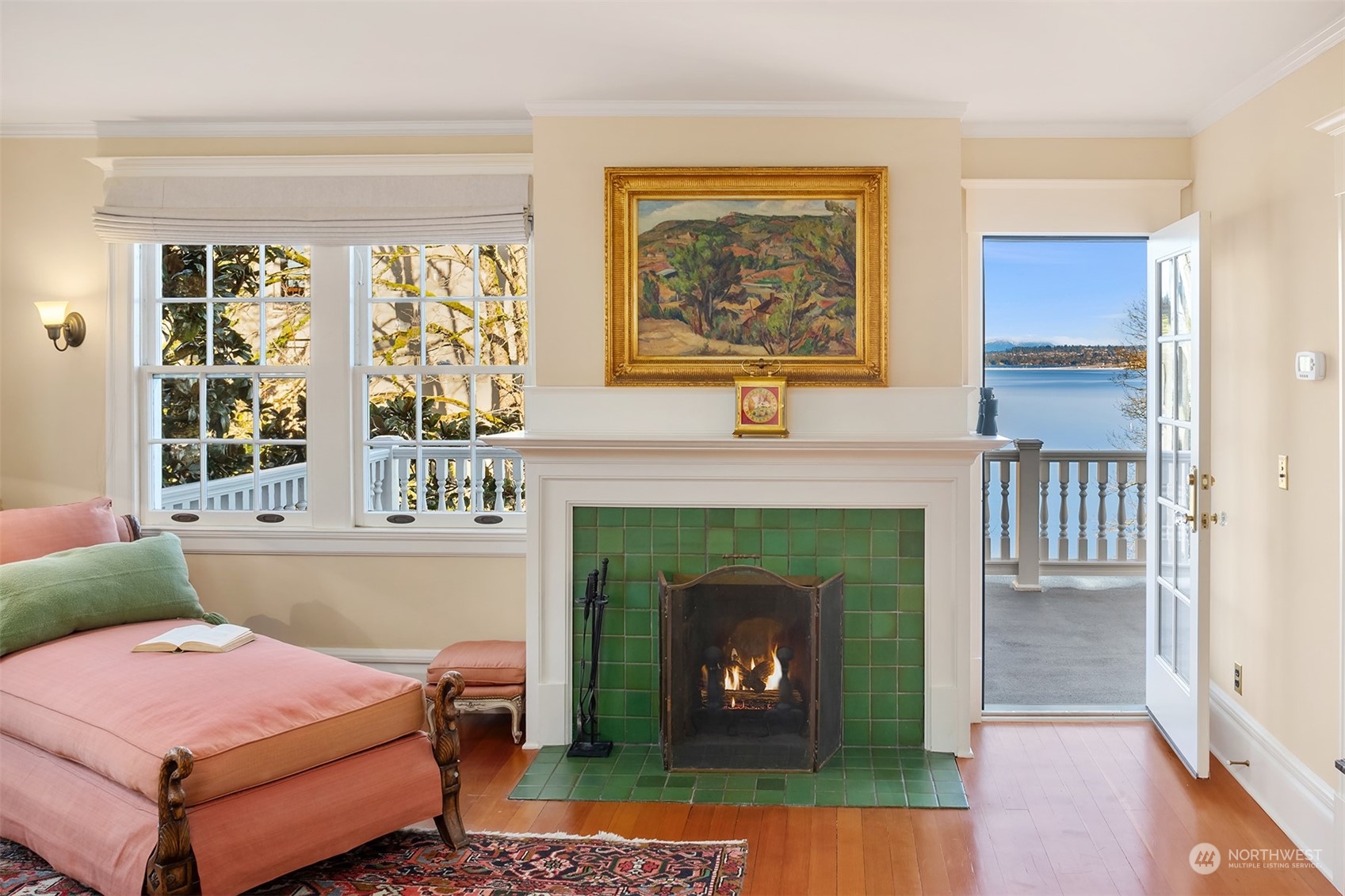 3708 42nd Avenue South Seattle, WA 98144 - Photo 17 of 40 a living room with furniture and a fireplace