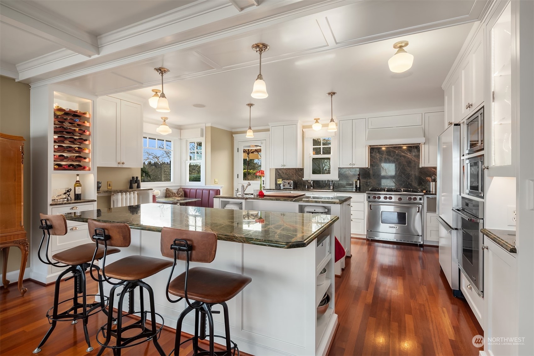 3708 42nd Avenue South Seattle, WA 98144 - Photo 10 of 40 a large kitchen with lots of counter space furniture and appliances