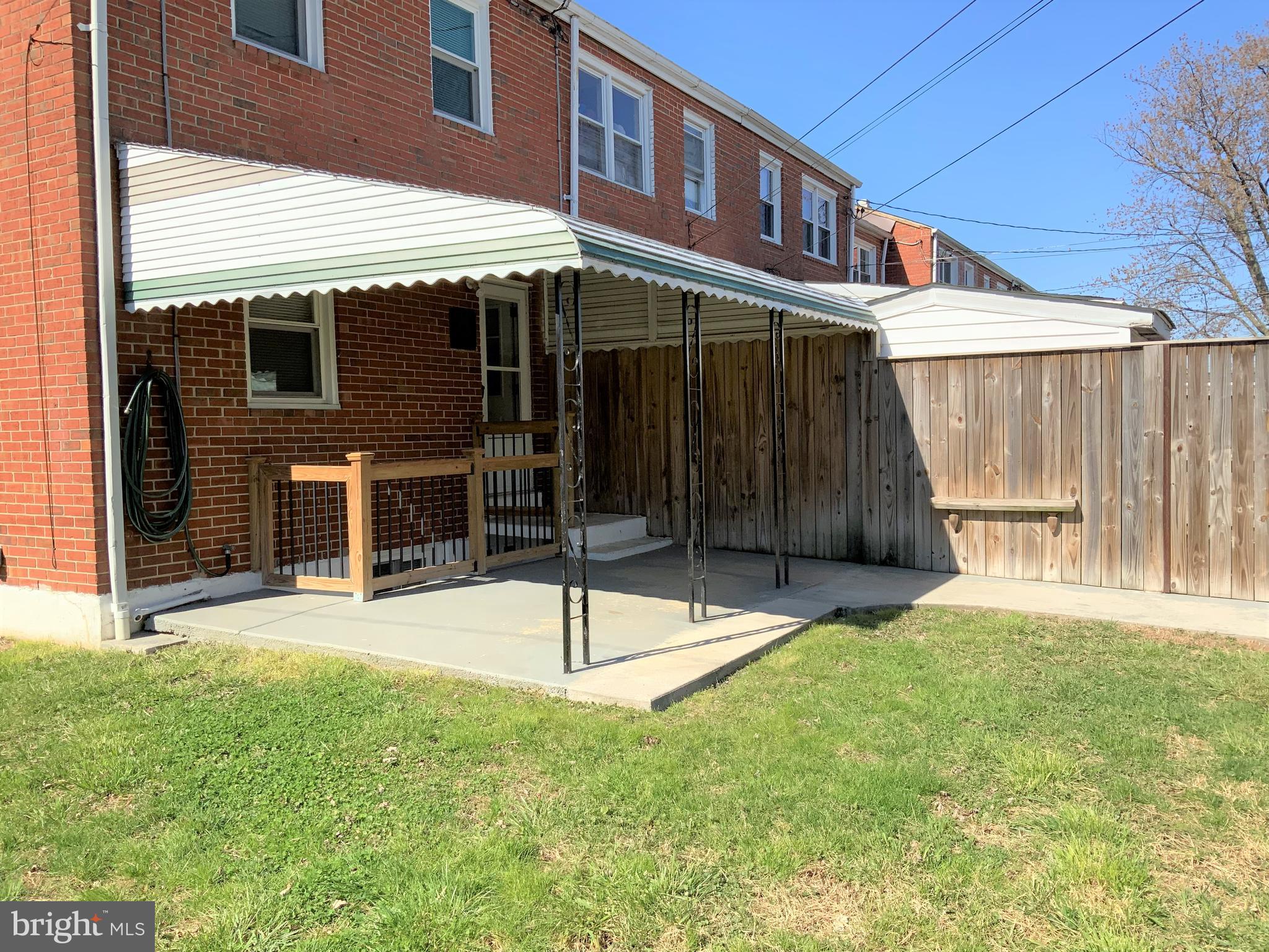 8154 North Boundary Road Dundalk, MD 21222 - Photo 45 of 54 Rear Covered Entry