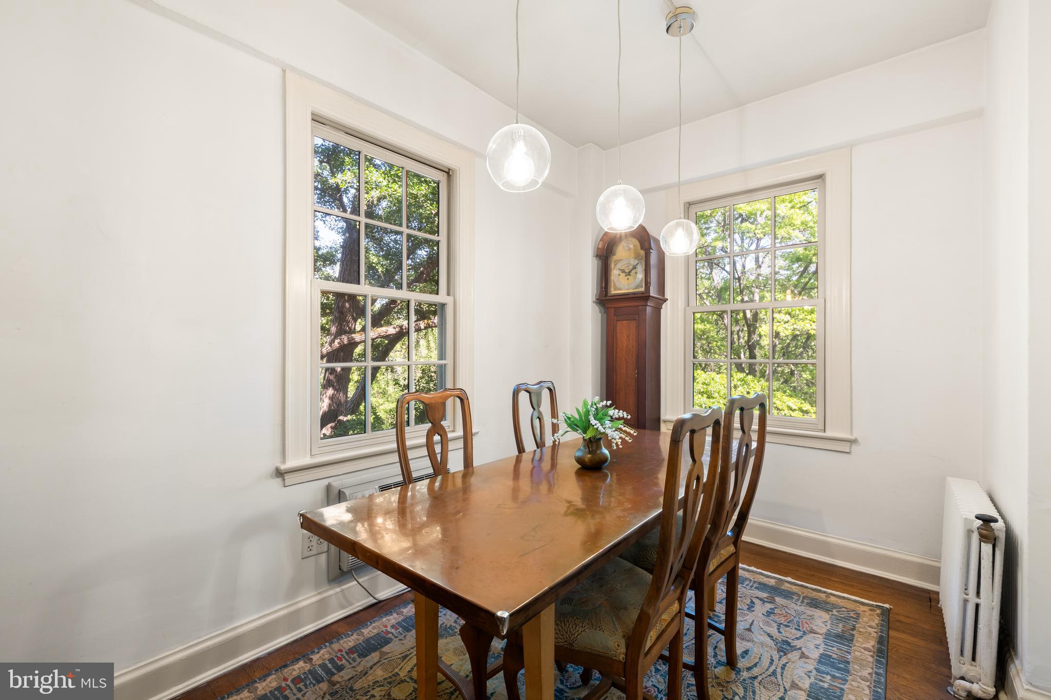 2032 Belmont Road Northwest, Unit 302 Washington, DC 20009 - Photo 14 of 31 Formal Dining Room with Tree Views