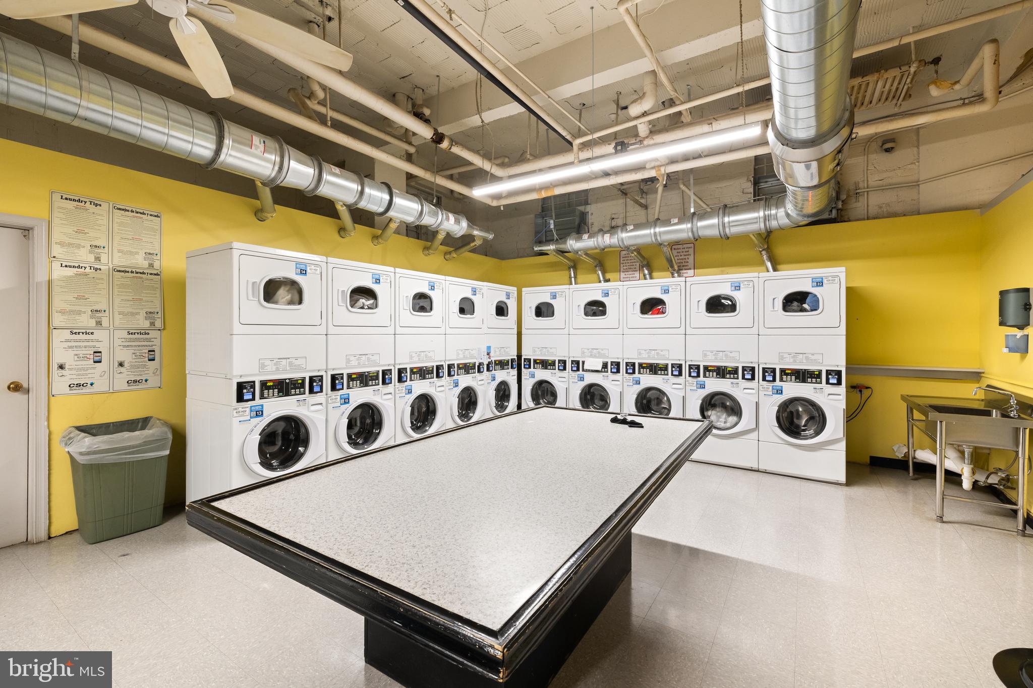 2032 Belmont Road Northwest, Unit 302 Washington, DC 20009 - Photo 29 of 31 Common Laundry Located on Lobby Level