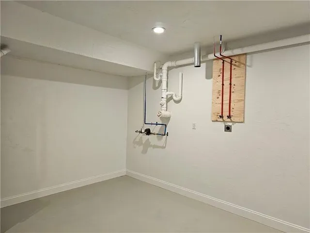 a view of a room with window