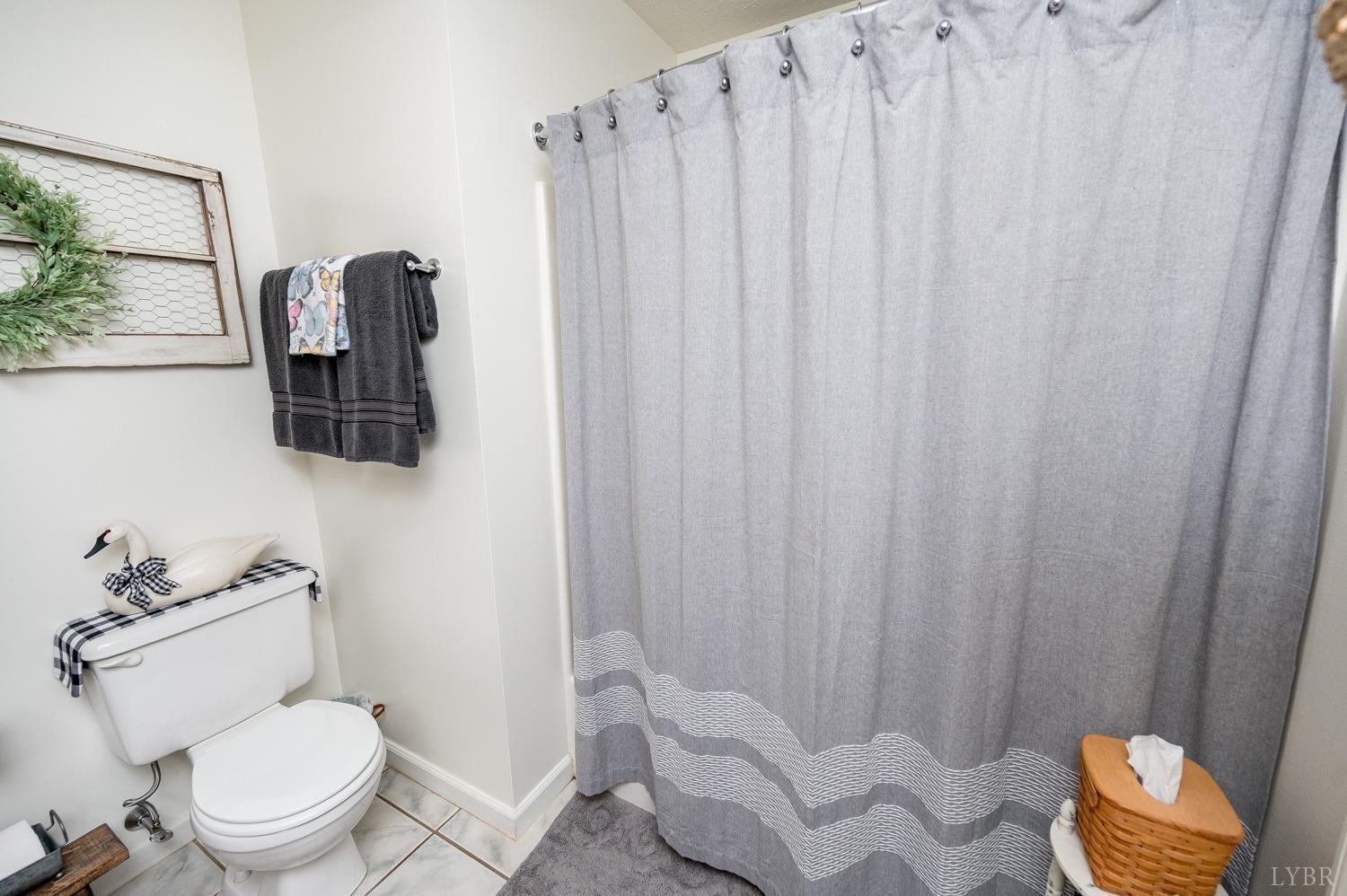375 East Perch Road Monroe, VA 24574 - Photo 26 of 73 a white toilet sitting next to a shower curtain