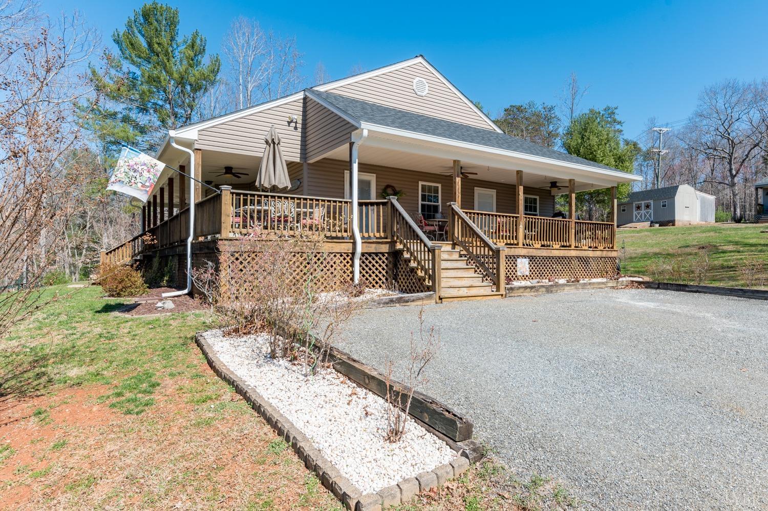 375 East Perch Road Monroe, VA 24574 - Photo 39 of 73 a view of a house with backyard