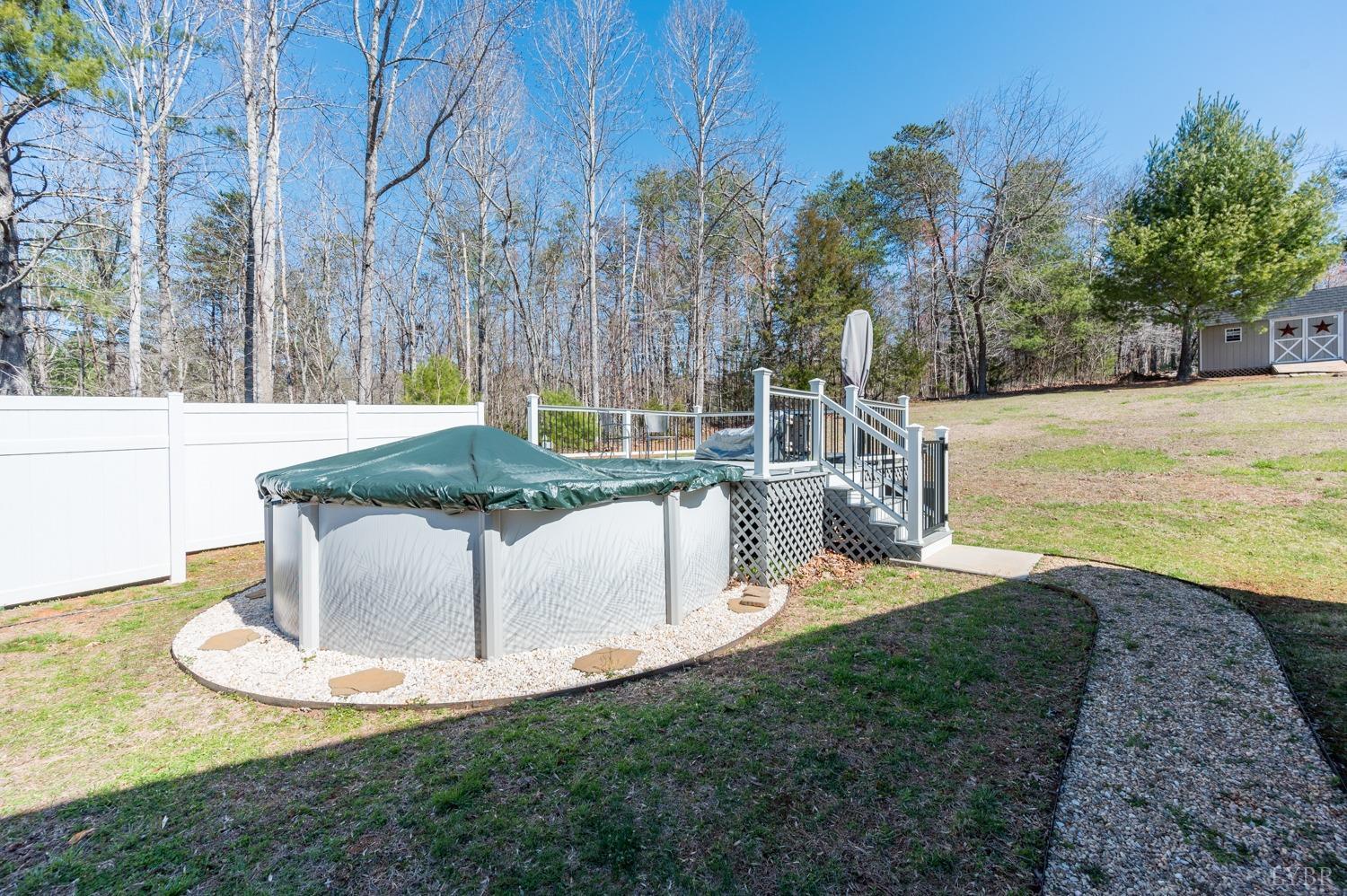 375 East Perch Road Monroe, VA 24574 - Photo 48 of 73 a view of a swimming pool with an outdoor space