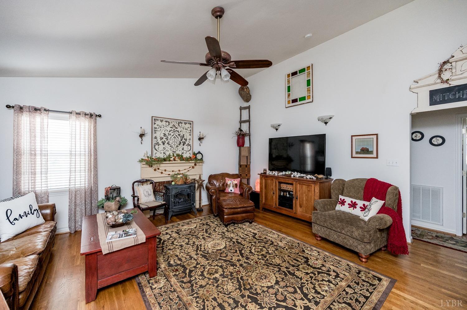 375 East Perch Road Monroe, VA 24574 - Photo 5 of 73 a living room with furniture and a flat screen tv