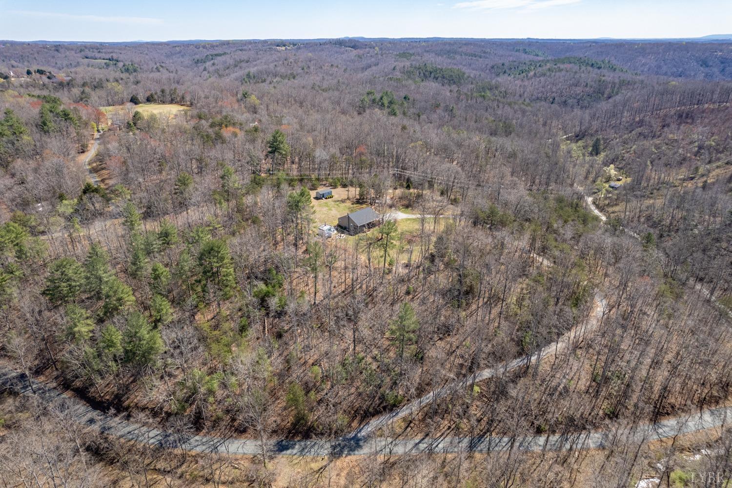 375 East Perch Road Monroe, VA 24574 - Photo 71 of 73 a view of a forest with mountains in the background