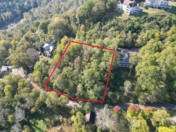 an aerial view of a houses