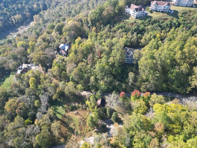 a view of city and mountain