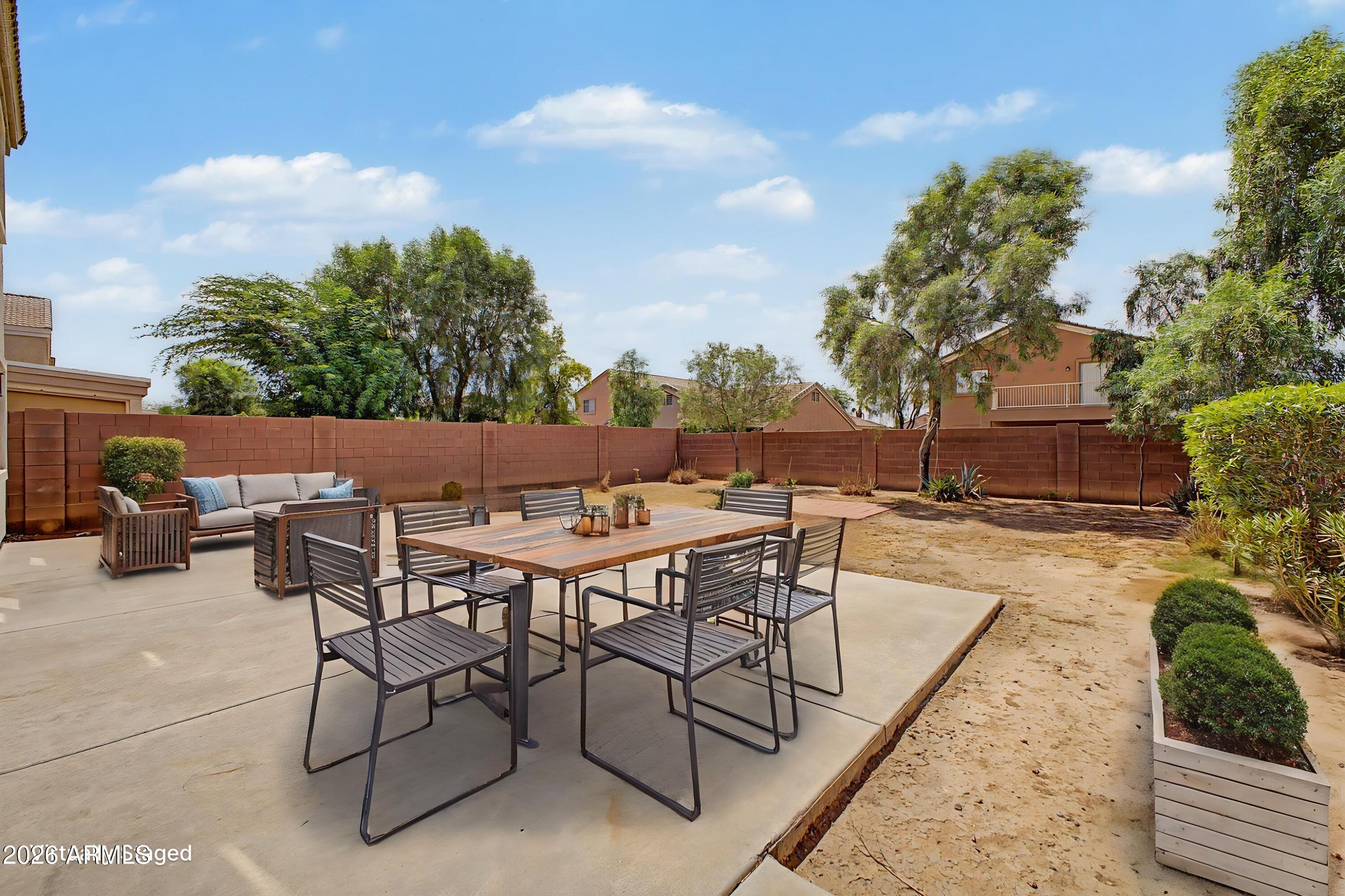 8337 West Payson Road Tolleson, AZ 85353 - Photo 39 of 44 Virtual Backyard Patio pad