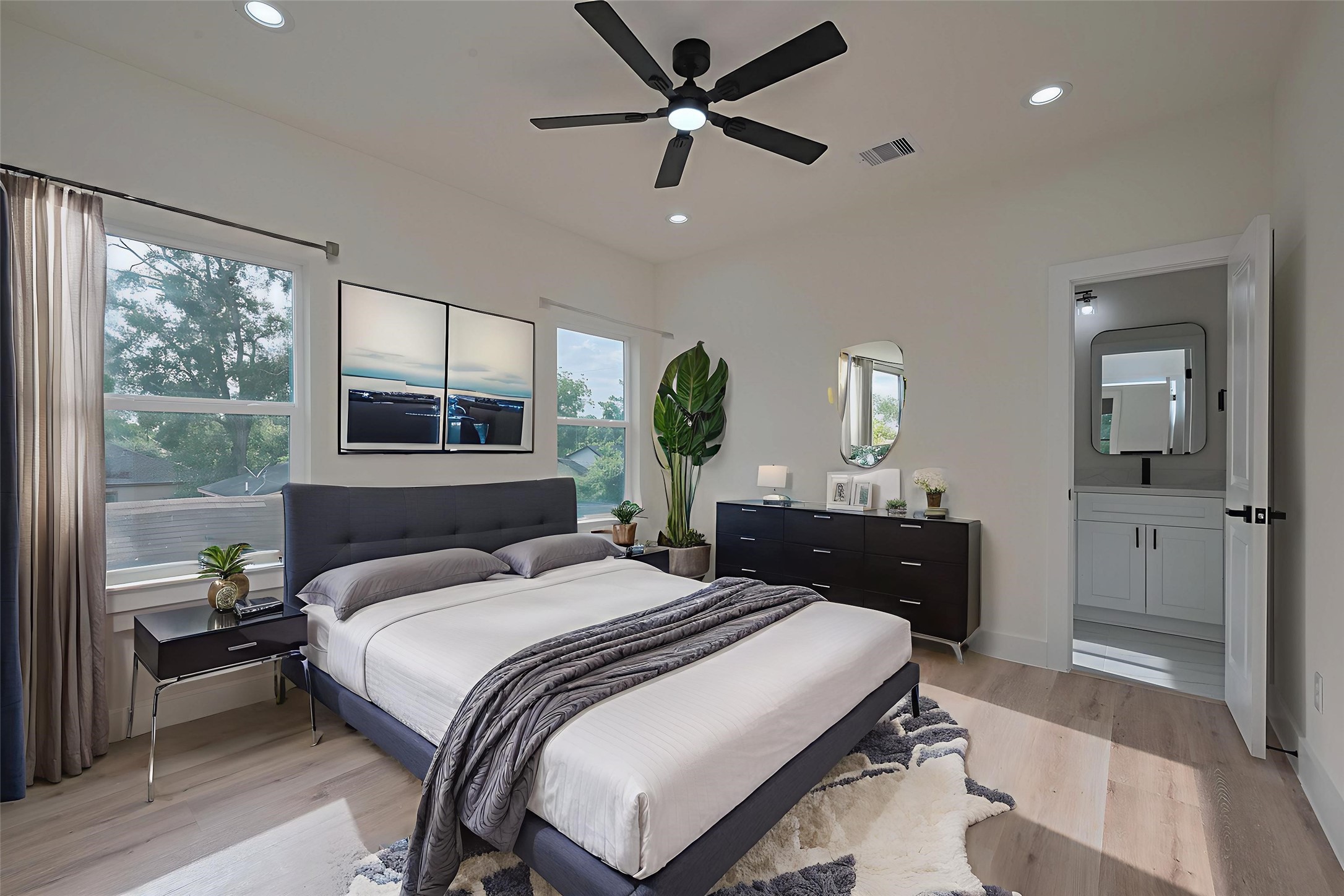 2422 Dalview Street Houston, TX 77091 - Photo 19 of 24 Natural light pours into Bedroom 2
through oversized windows. - This
room has been virtually staged.