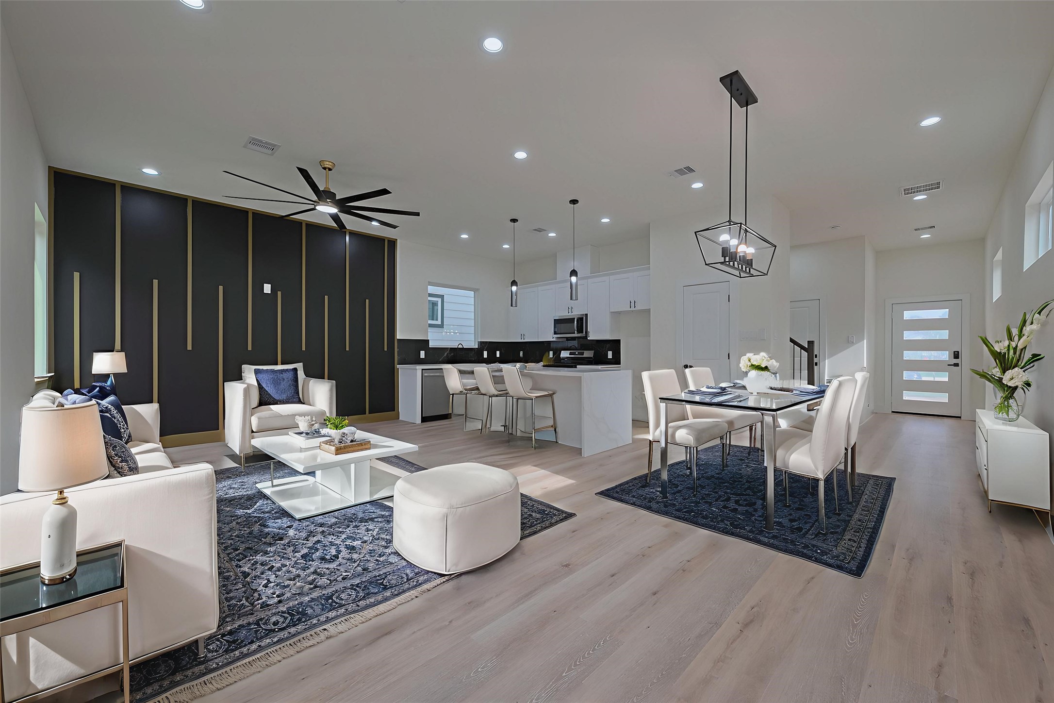 2422 Dalview Street Houston, TX 77091 - Photo 24 of 24 This home boasts a spacious open
floor plan that effortlessly connects
the living, dining, and kitchen areas -
Perfect for hosting gatherings. - This
room has been virtually staged.