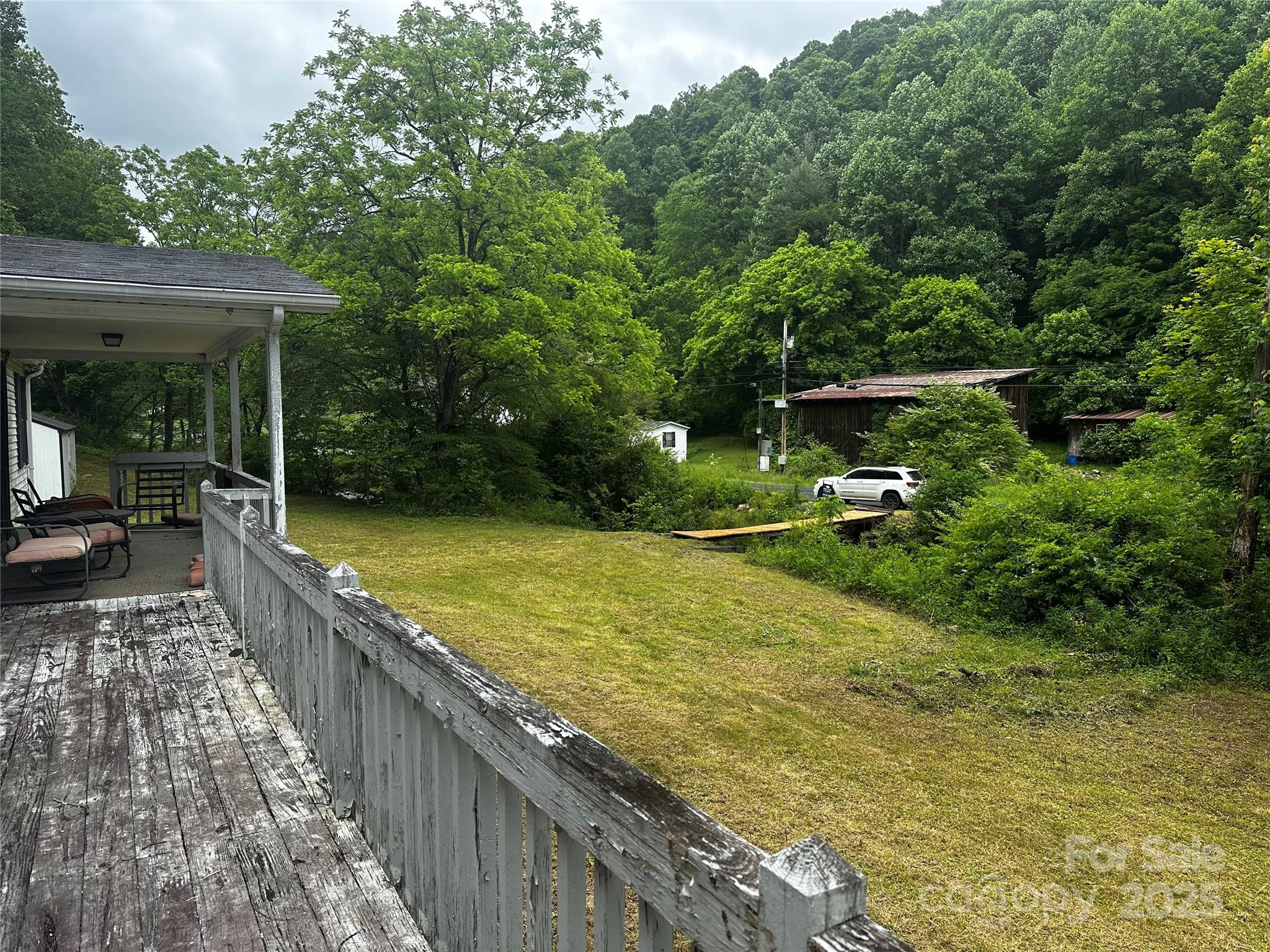 731 Pigeon Roost Road Green Mountain, NC 28740 - Photo 17 of 31 a view of swimming pool from a balcony