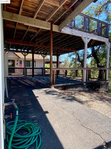a view of a roof deck