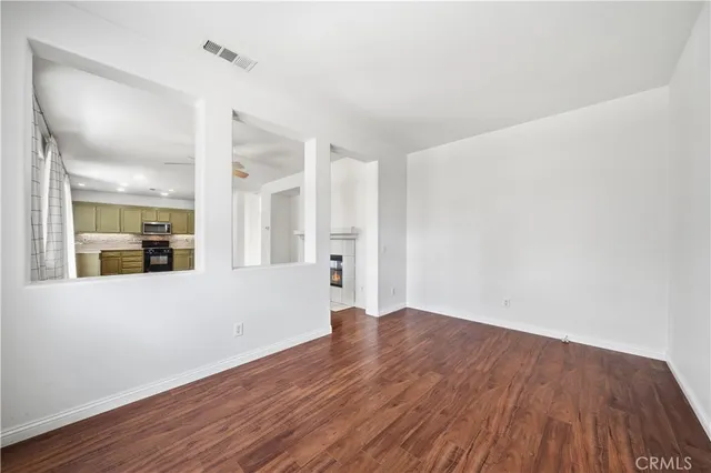 wooden floor in an empty room