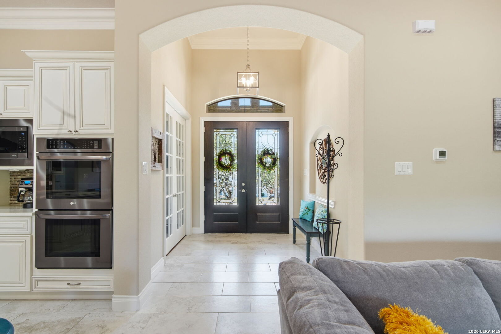 457 Havasu Point Spring Branch, TX 78070 - Photo 5 of 55 a living room with furniture and a fireplace