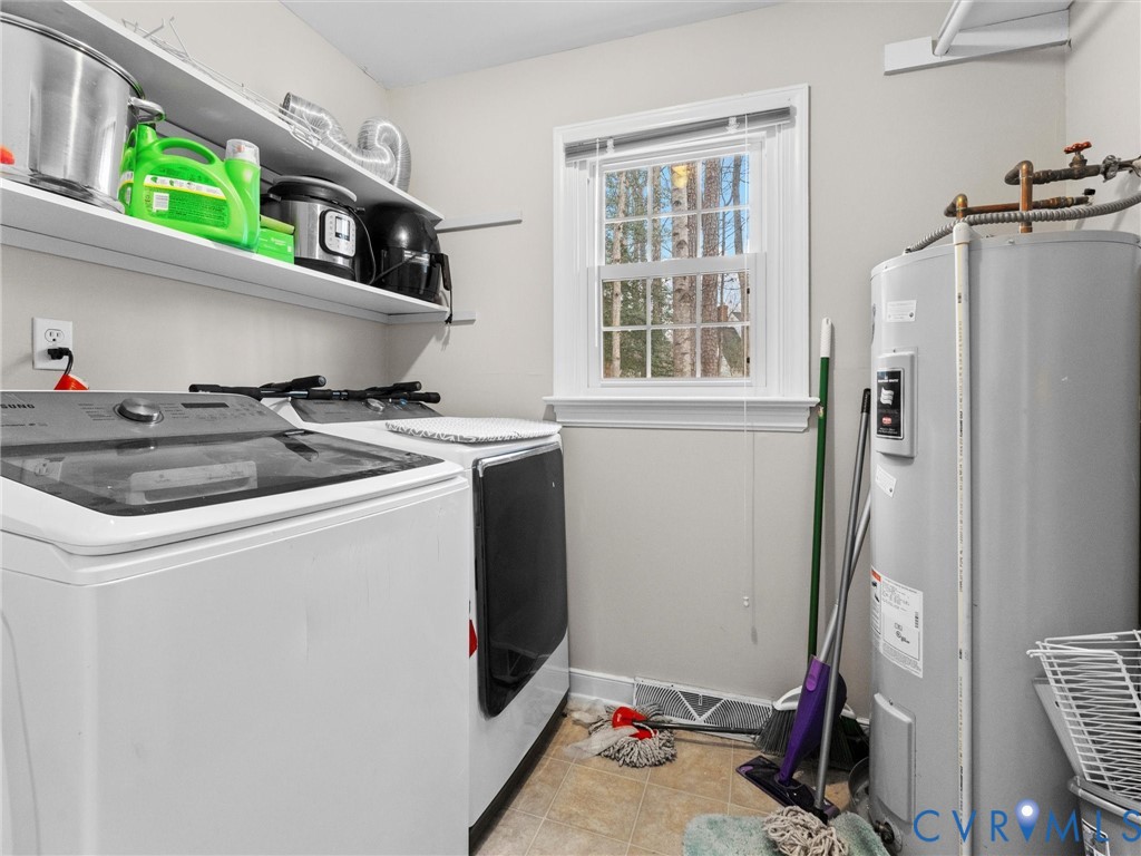5813 Bent Creek Road Midlothian, VA 23112 - Photo 16 of 50 a utility room with dryer and washer