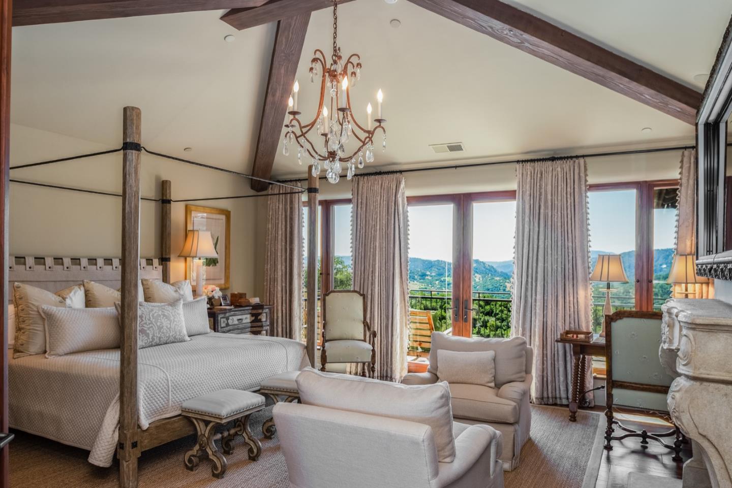6 Vista Cielo Carmel, CA 93923 - Photo 13 of 50 a living room with furniture and a chandelier