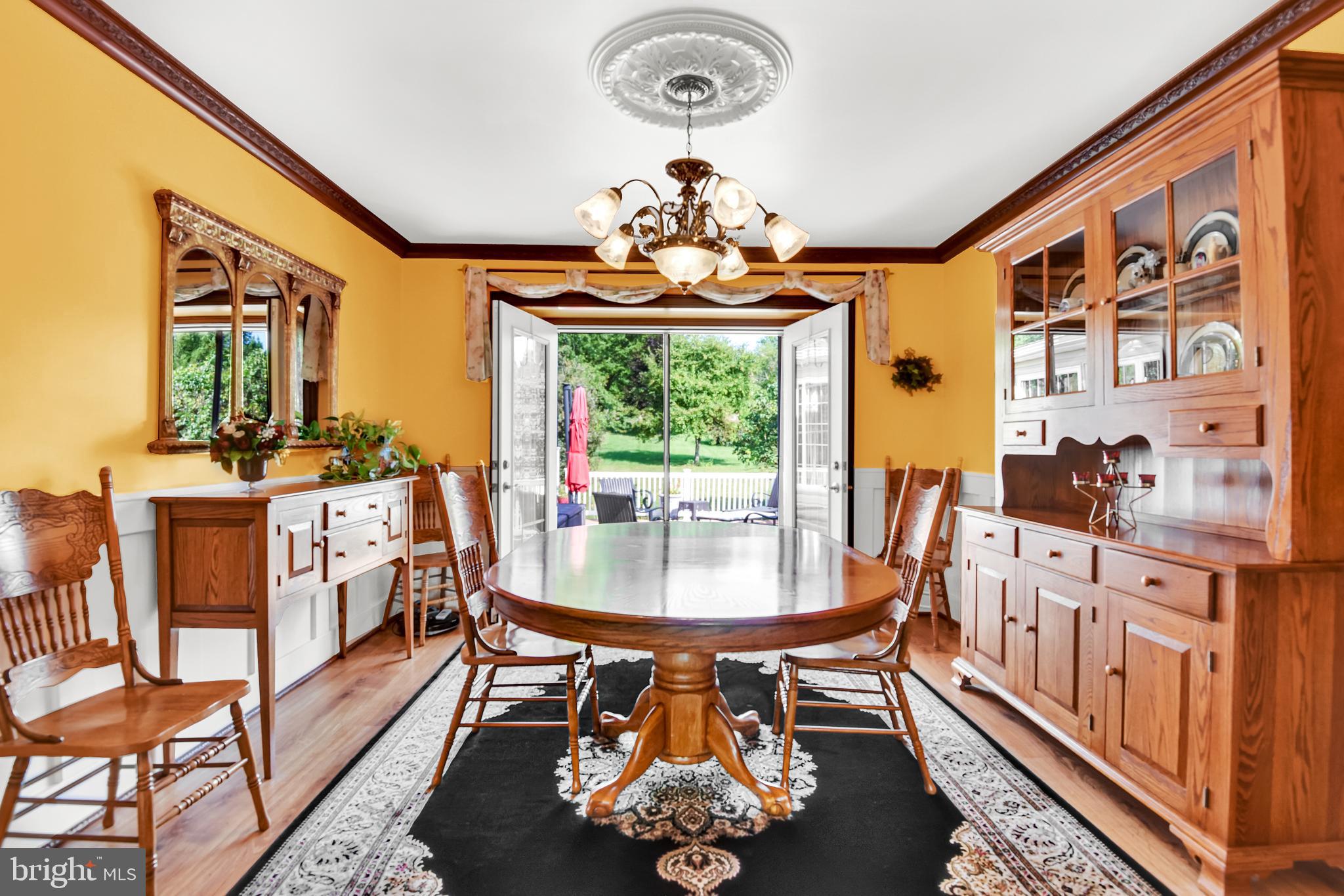 3980 Rupp Road Manchester, MD 21102 - Photo 10 of 24 Gorgeous dining room with french doors to deck