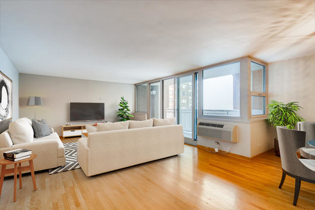 6147 North Sheridan Road, Unit 16A Chicago, IL 60660 - Photo 6 of 30 a living room with furniture and a flat screen tv