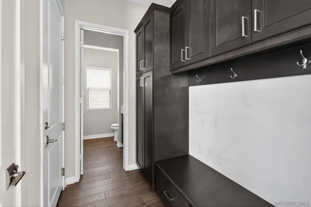 wooden floor in an empty room