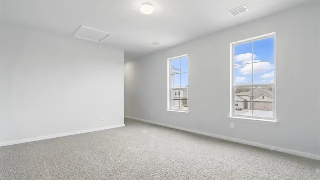 a view of an empty room