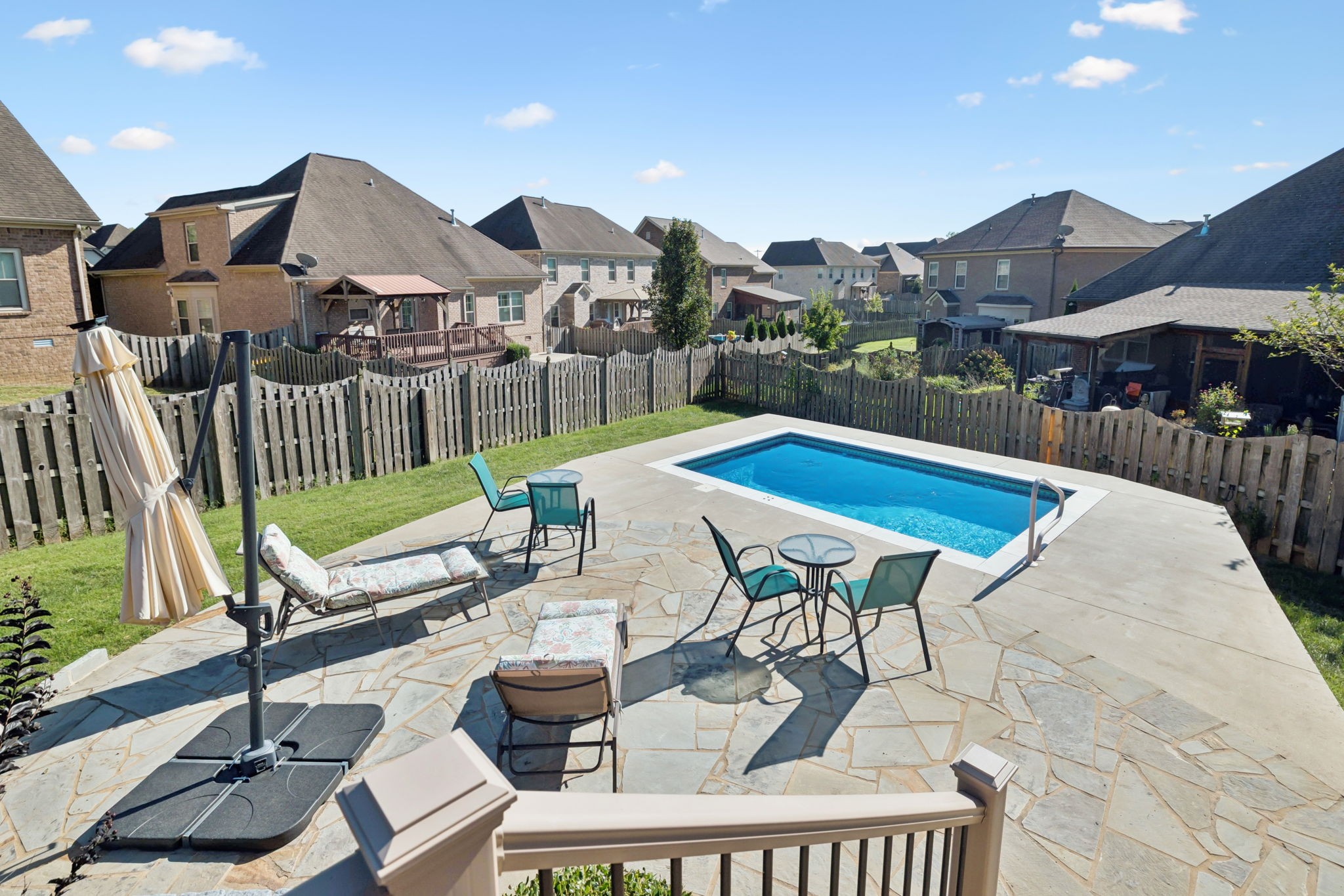 2002 Searles Court Spring Hill, TN 37174 - Photo 11 of 49 a view of a patio with a table and chairs
