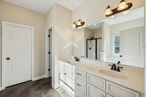 a close view of closet