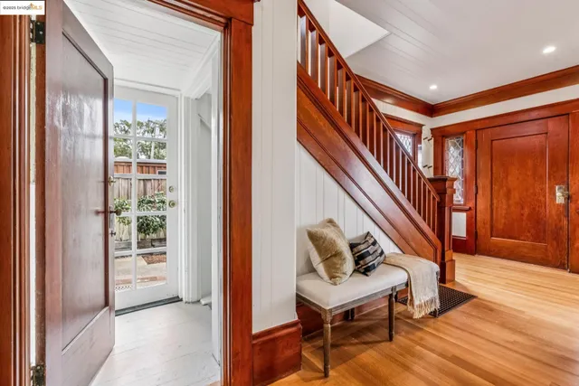 a terrace with a table and chairs