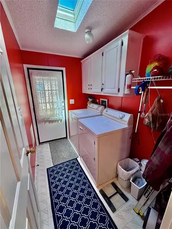 a room with storage and utility