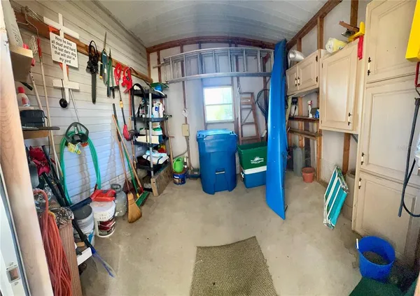 a view of storage and utility room