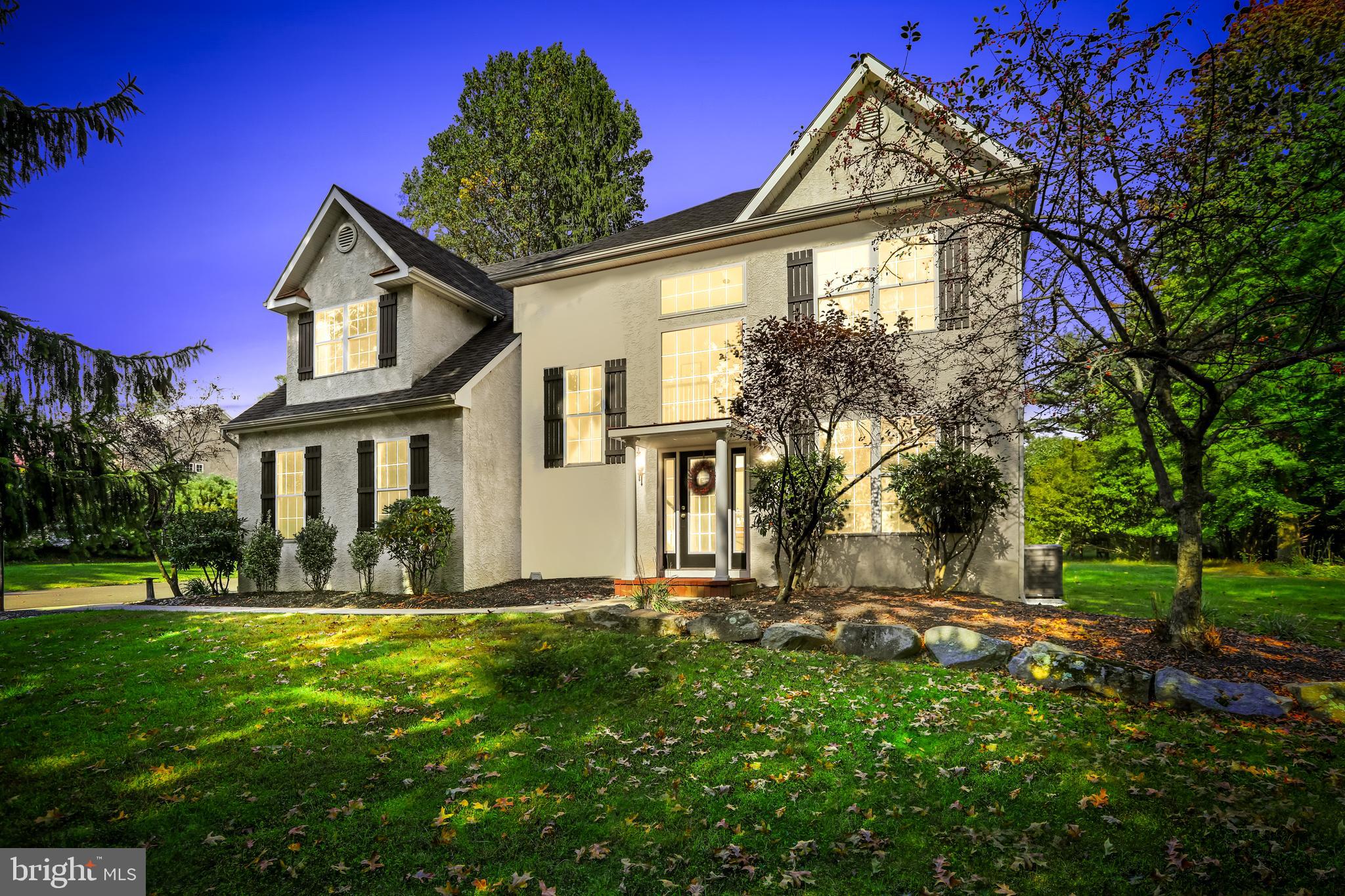 5220 Carversville Road Doylestown, PA 18902 - Photo 4 of 34 Front Exterior At Nighttime