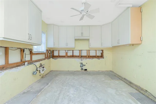 a view of a small yard